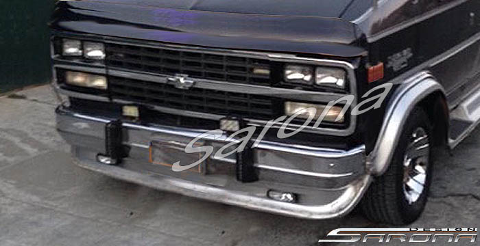 Custom Chevy G10/G20/G30 Van  All Styles Front Lip/Splitter (1977 - 1995) - $299.00 (Part #CH-023-FA)